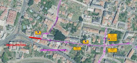 Imaxe Cortes de tráfico na Avenida Rosalía de Castro (Perillo) do 19 ao 23 de...