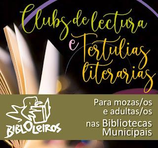 Imagen Inscripción Tertulias Literarias en las Bibliotecas de Oleiros 2025-2026