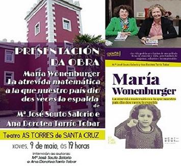 Imaxe Presentación de "María Wonenburger, la atrevida matemática a la que...