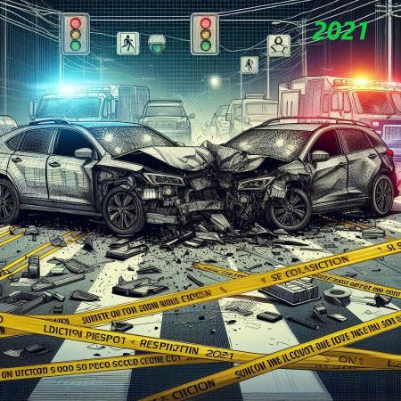 Imaxe Estatísticas de accidentes de tráfico do ano 2021
