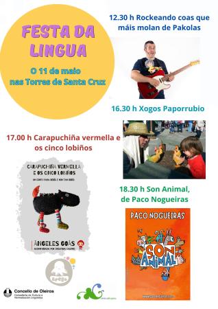 Imaxe O vindeiro sábado 11 de maio As Torres acolle a Festa da Lingua