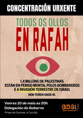 Imaxe O Concello de Oleiros apoia a concentración en defensa do pobo palestino...