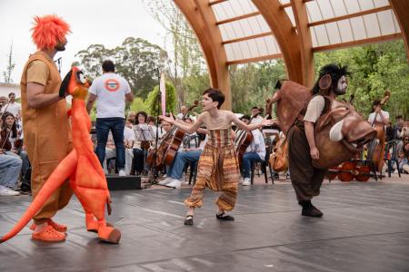 Image Extraordinario espectáculo cultural en Mera coas Escolas de música e danza
