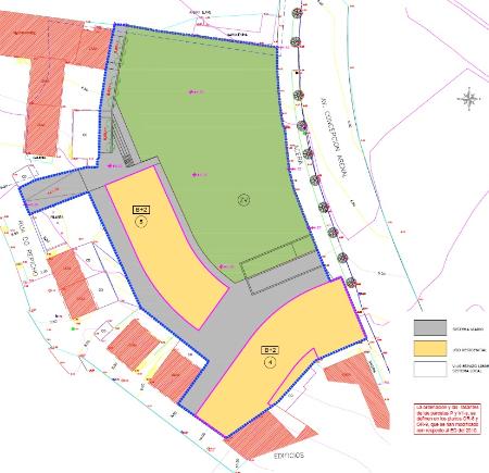 Imaxe ESTUDO DE DETALLE PARA A ORDENACIÓN DE VOLUMES EDIFICABLES e REAXUSTE DE RASANTES Á REALIDADE EXISTENTE NO POL-9, SANTA CRUZ