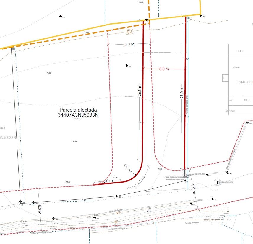 Imagen Estudo de detalle de reaxuste de aliñacións en rúa Cabezudo, Serantes