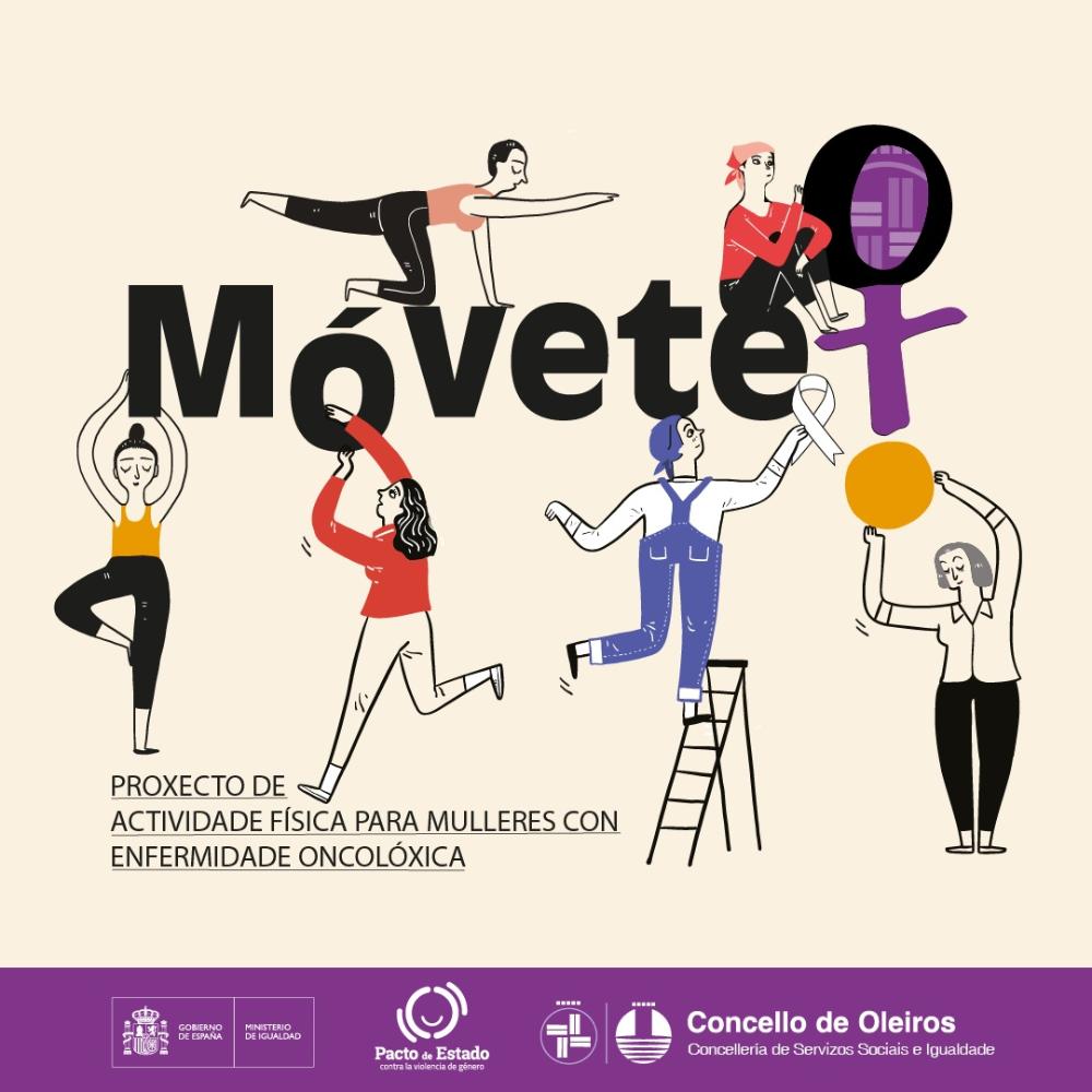 Imagen Inscríbete a MÓVETE+: Obradoiro de actividade física dirixido a mulleres con enfermidade oncolóxica