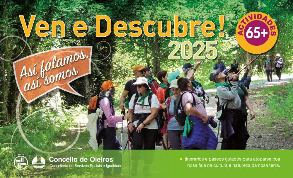 Imagen Programa ven e descubre 2025 . “Así falamos, así somos”.