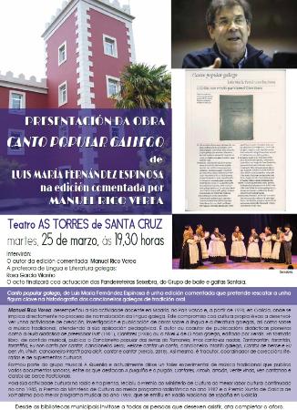 Imaxe Martes 25 de marzo: Presentación da obra 