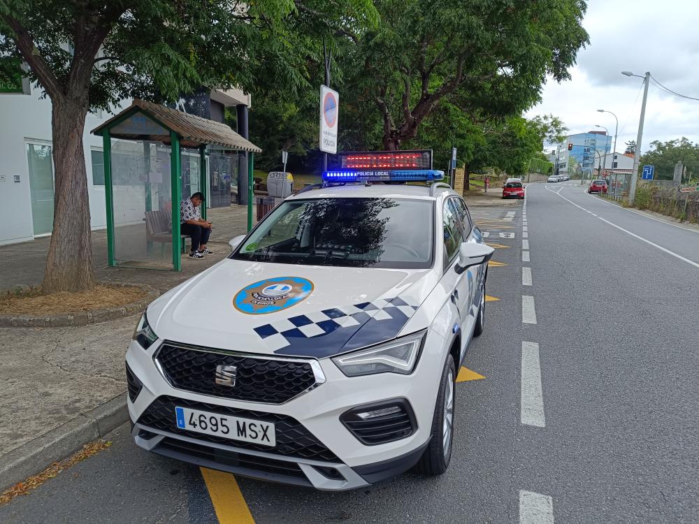 Imagen A prevención da seguridade centra o balance da policía Local de Oleiros, con máis de 15 actuacións diarias no último trimestre