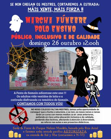 Imagen O Concello de Oleiros apoia a nova “marcha fúnebre” polo ensino público,...