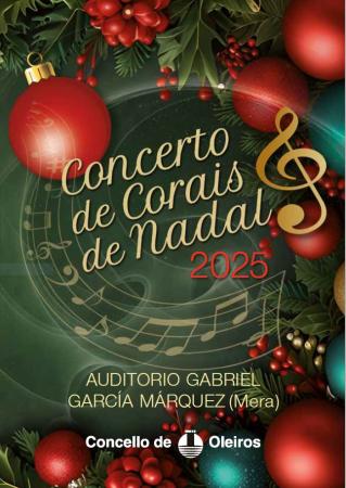 Image As corais de Oleiros, Mera e Nós participan o domingo no Concerto de Nadal