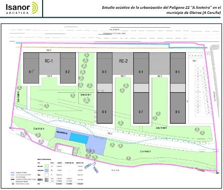Image Declaración de Zona de Situación Acústica Especial no ámbito do Proxecto de Urbanización do Polígono 22 “A Xesteira”