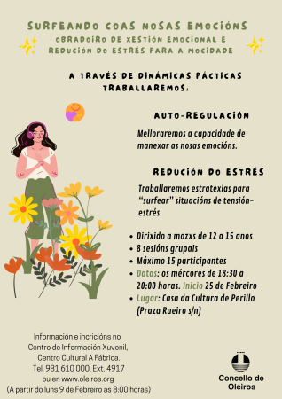 Imaxe O Concello lanza o obradoiro “Surfeando coas Nosas Emocións” para...