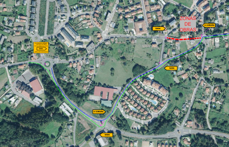 Image Corte de tráfico nun tramo da Avda. Francisca Herrera