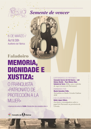 Image Faladoiro sobre o Patronato de Protección a la Mujer o venres 6 de marzo...