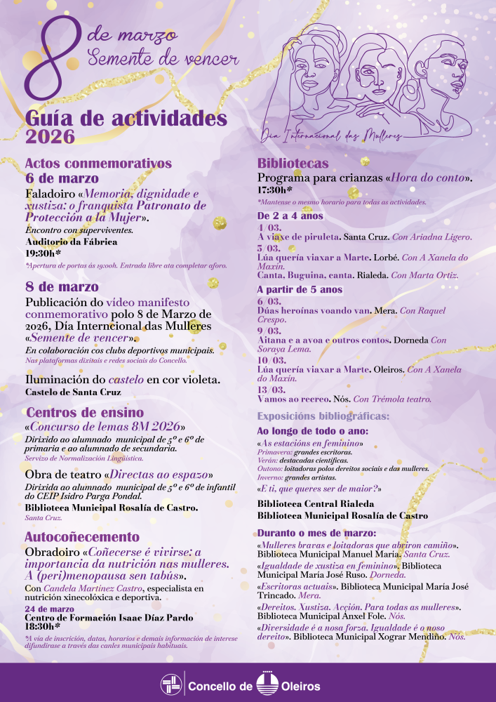 Imagen Actividades 8M 2026