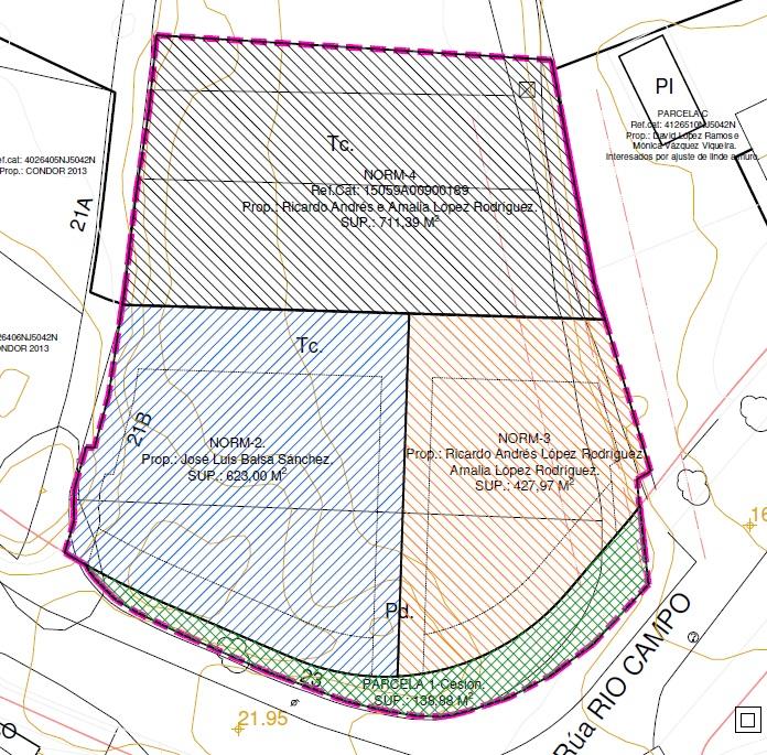 Imagen Aprobación inicial do PROXECTO DE NORMALIZACIÓN DE PREDIOS RÚA RÍO CAMPO