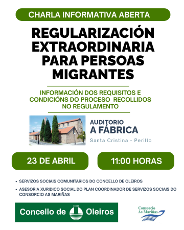 Imaxe O Concello organiza unha charla aberta sobre o proceso de regularización...