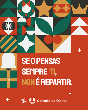 Imaxe Se o pensas sempre ti, non é repartir