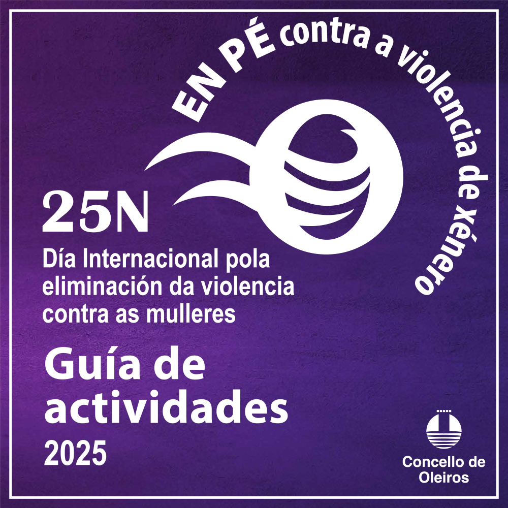 Imagen Guía de actividades municipais para a conmemoración do 25N de 2026