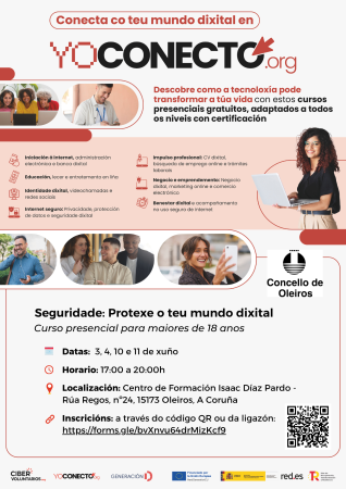 Imaxe Curso sobre o mundo dixital e IA no Centro de Formación Isaac Díaz Pardo