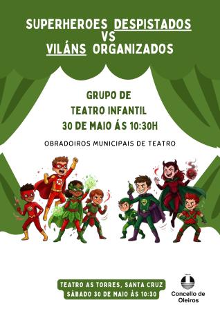 Imaxe Mostra de fin de curso dos obradoiros de teatro infantís o sábado 30 de...