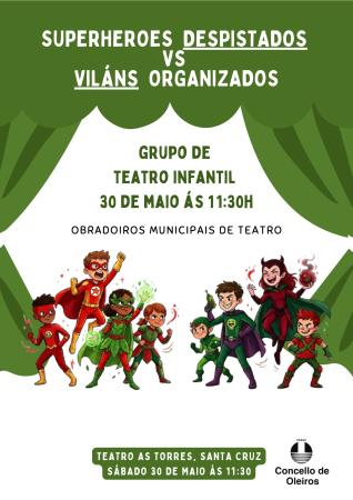 Imagen Mostra de fin de curso do obradoiro de teatro infantil.