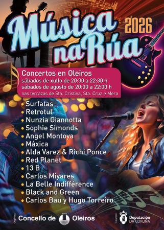 Imaxe Todos os sábados de verán haberá música na rúa en Santa Cristina, Santa...