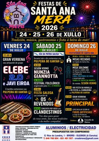 Imaxe Festas de Santa Ana en Mera