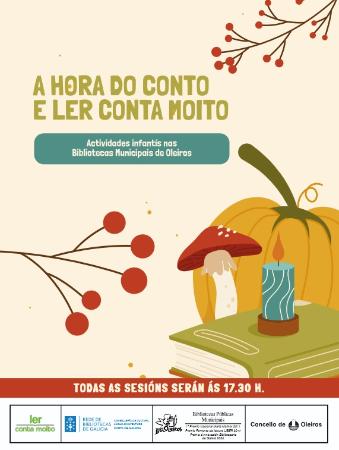 Imaxe 49 sesións de setembro a novembro de 2026!!! Ler conta moito, Hora do...