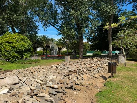 Imaxe Comeza a renovación dos camiños do parque José Martí