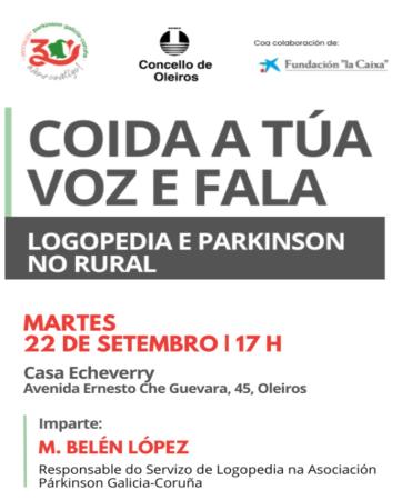 Imaxe A Asociación de Párkinson desenvolverá unha sesión informativa sobre...
