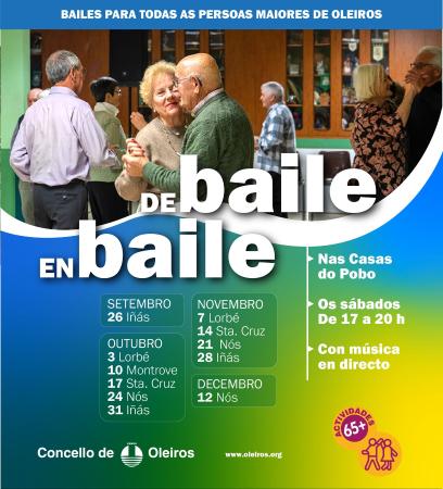 Imaxe Novas tardes de baile para as persoas maiores en Oleiros