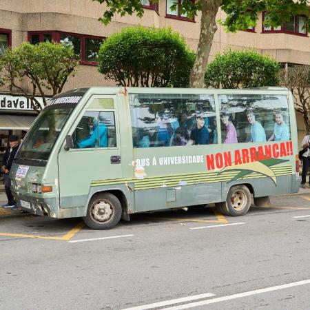 Imaxe A Xunta continúa a negarse a crear unha liña de transporte coa Universidade
