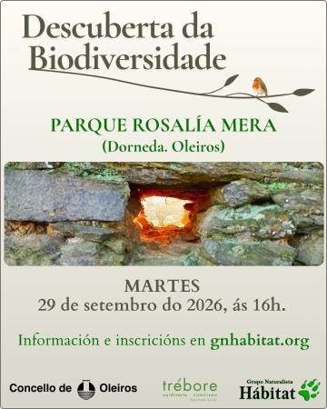 Imaxe Actividade divulgativa: coñece a biodiversidade do Parque Rosalía Mera