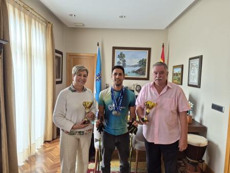 Imaxe Recepción institucional ao subcampión mundial Alberto Fidalgo na Casa do...