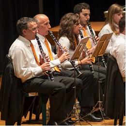 Imagen A Banda da Escola Municipal actúa o sábado no patio da Fundación Juana de Vega en Nós 
