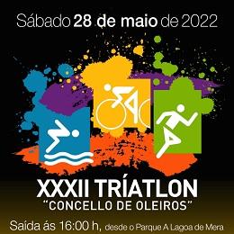 Imagen O sábado celébrase o XXXII Tríatlon Concello de Oleiros coa participación de 200 deportistas