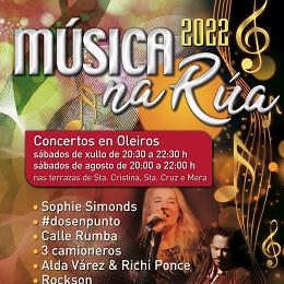 Image Todos os sábados de verán haberá música na rúa en Santa Cristina, Santa...