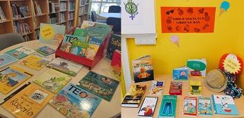 Imagen 'Un verán para ler' en la Biblioteca Ánxel Fole (Nós) y 'Todo o verán cun libro na man!' en la Biblioteca Xograr Mendiño (Lorbé)