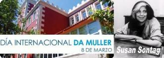 Imagen Susan Sontag no Mes do 'Movemento para ler libros escritos por mulleres' na Biblioteca de Santa Cruz