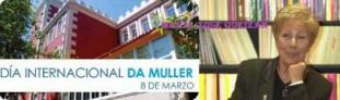 Imagen María Xosé Queizán no Mes do 'Movemento para ler libros escritos por mulleres' na Biblioteca de Santa Cruz