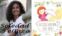 Imagen 24 de febreiro: Soledad Felloza con 'A cociñeira do rei' na Biblioteca Central Rialeda