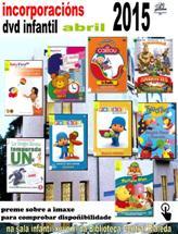 Image Novas incorporacións dvd infantil na Biblioteca Central Rialeda (abril 2015)