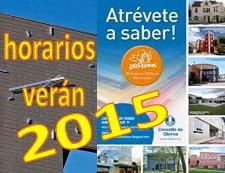 Imagen Horario de verano de las Bibliotecas Municipales
