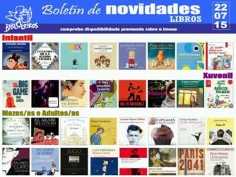 Imagen Boletín de novedades: 22 de julio