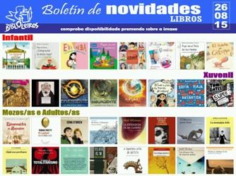 Imagen Boletín de novedades: 26 de agosto