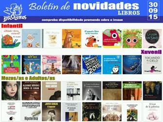 Imagen Boletín de novidades: 30 de setembro