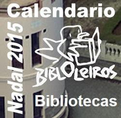 Imagen Nadal 2015: calendario das bibliotecas