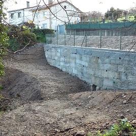 Imagen Rematan as obras de construción do muro de contención na rúa do Bañil